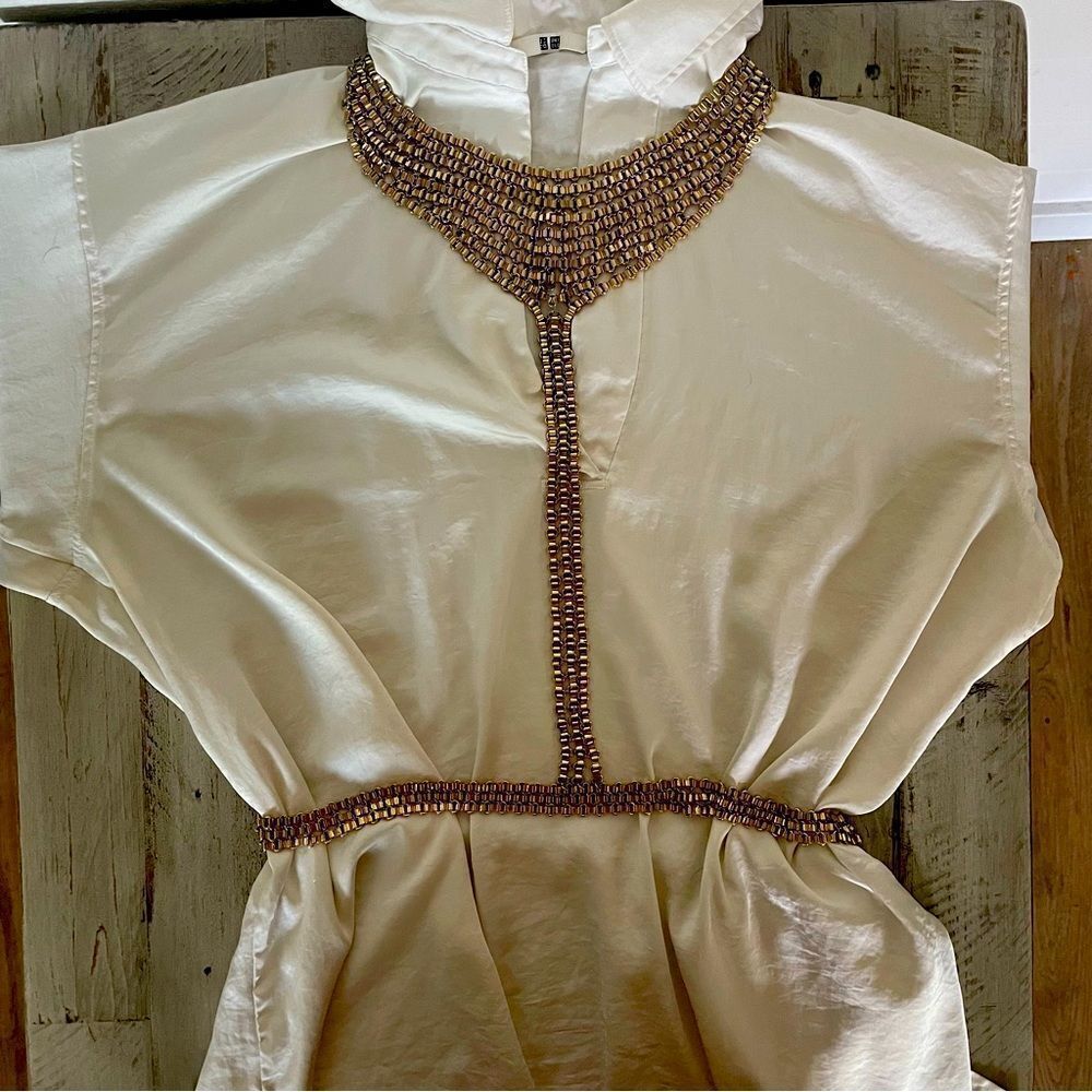 Women’s Gold tone Chunky Multi Layer Adjustable Body Chain Necklace Belt XS-L